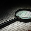 Magnifying Glass on Text