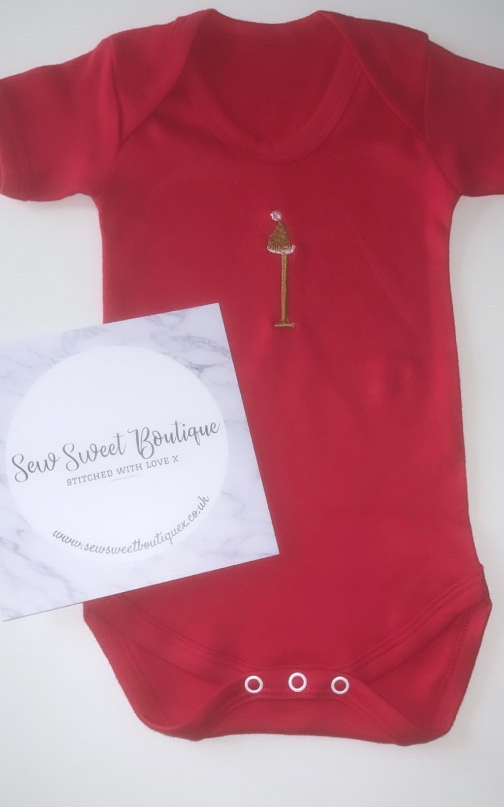 Santa Hat Initial Vest