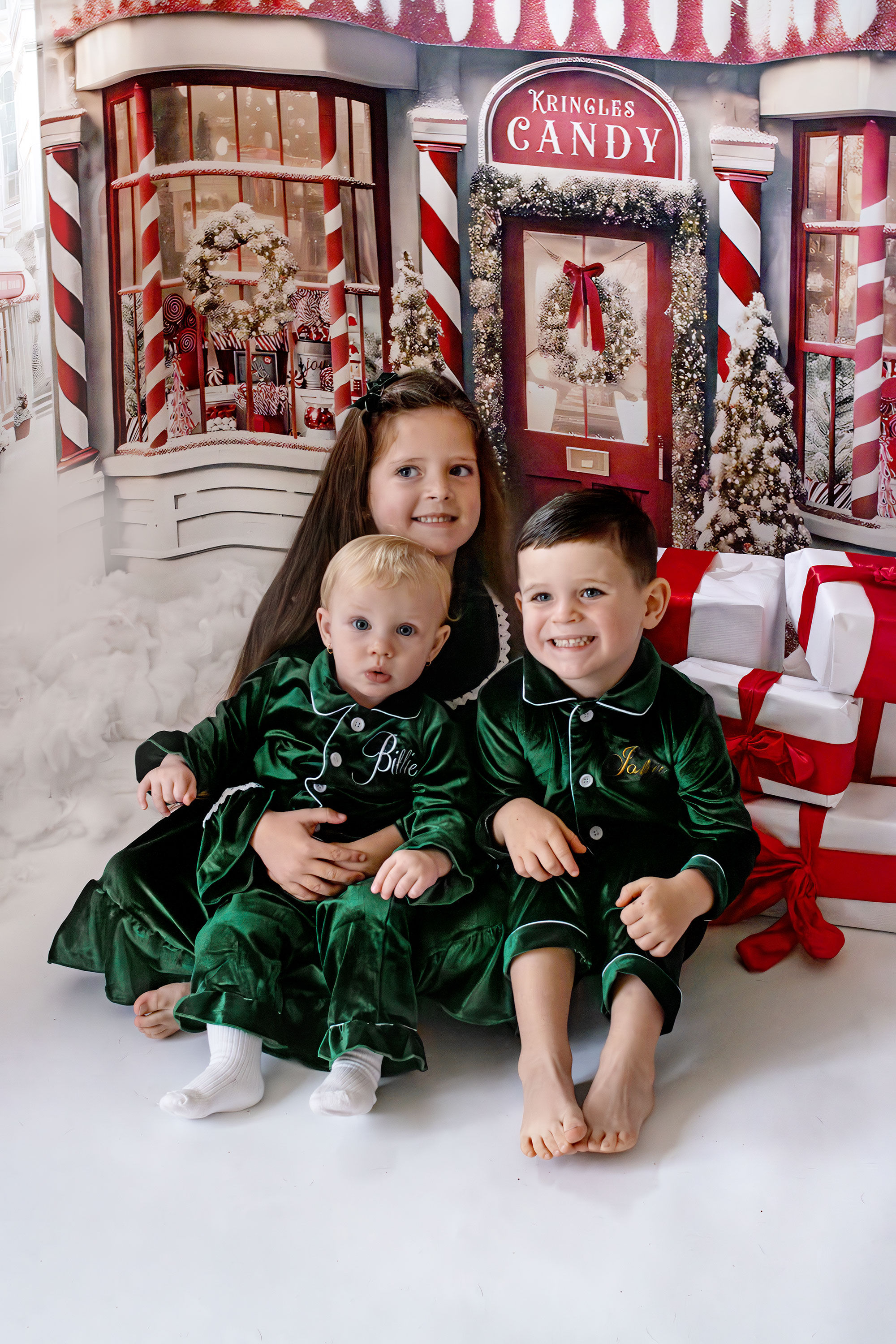 Green Velour Pyjamas