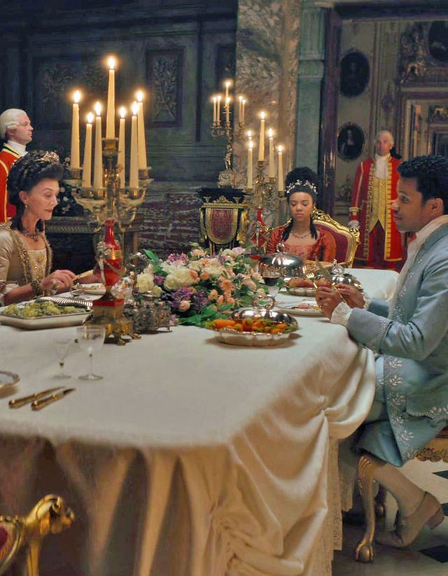 Queen Charlotte's Table. Taken from the Bridgerton spinoff