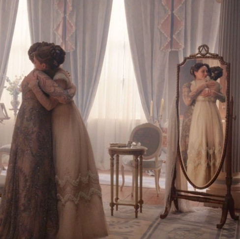 L'une des chambres du manoir Bridgerton