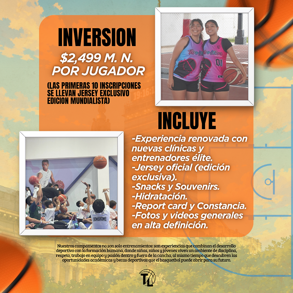 Miniatura: Tiro Libre Summer Camp ‘26 CDMX