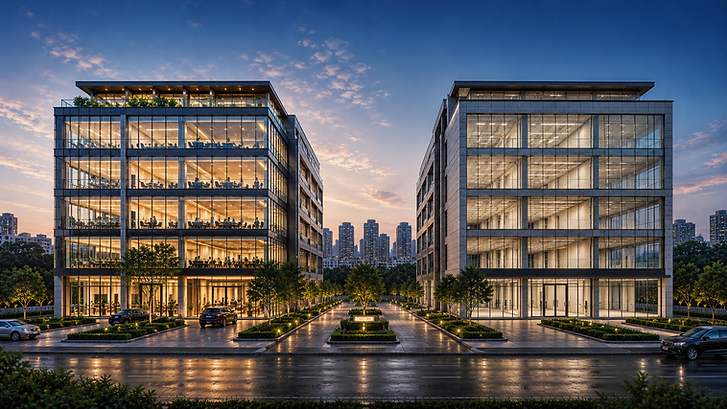 Pre-Leased Property vs Vacant Commercial Property Pune