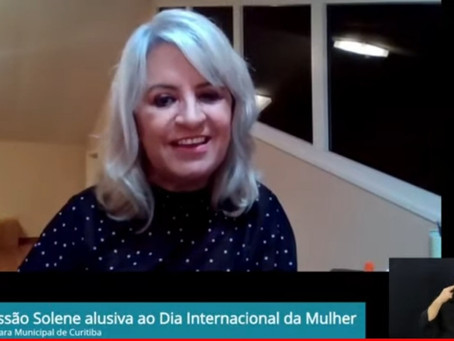 Sessão solene virtual celebra Dia da Mulher