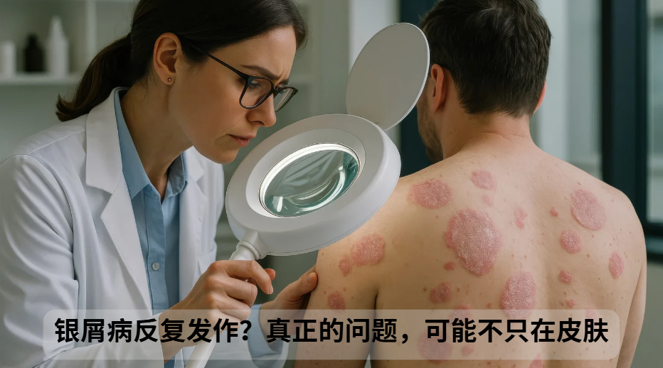 银屑病反复发作?真正的问题,可能不只在皮肤