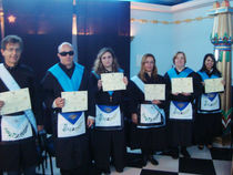 EXCELSA LOJA DE PERFEIÇÃO REAL ALIANÇA Nº 01 REALIZA ELEVAÇÃO AO GRAU 4 DO RITO ESCOCÊS ANTIGO E ACE