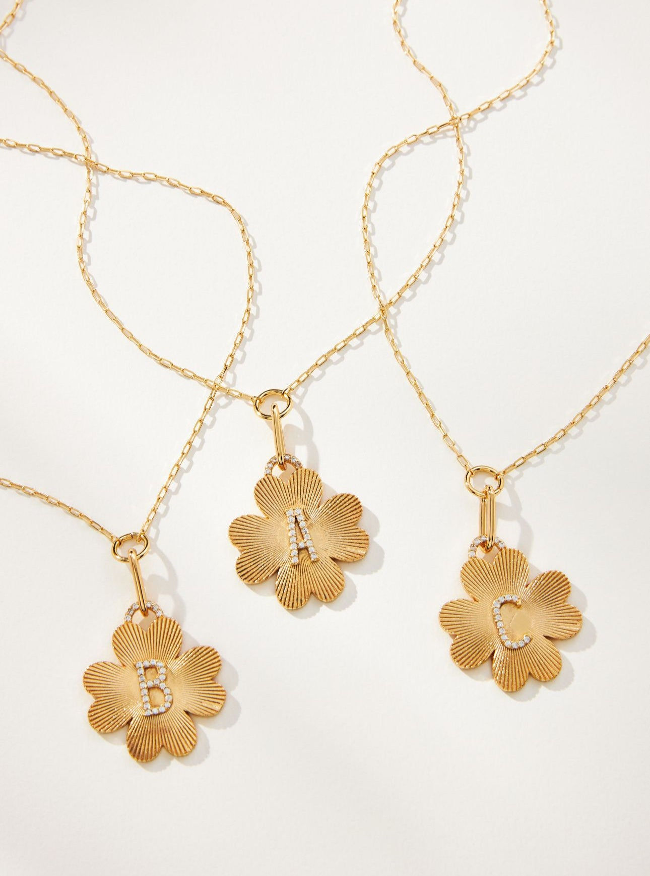 Clover Charm Initial Charm