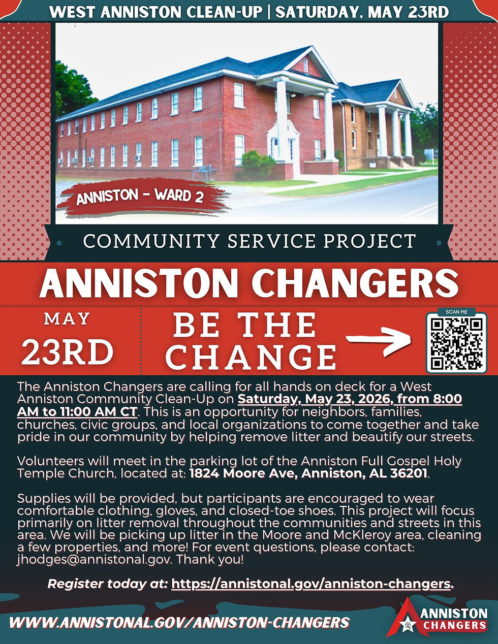 Anniston Changers Community Service