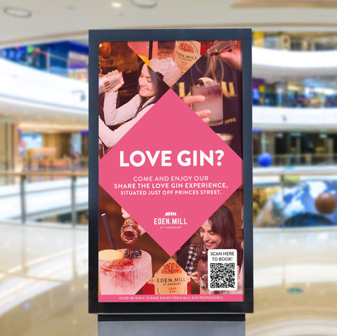 Billboard advertising campaign Eden Mill St. Andrews