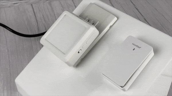 Wireless Doorbell with Light-Inductive Nightlight
