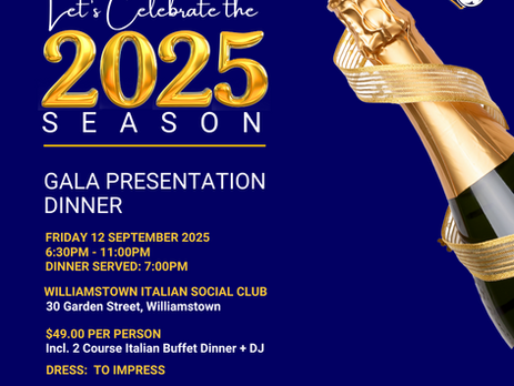 WSC Gala Presentation Dinner & Awards Night