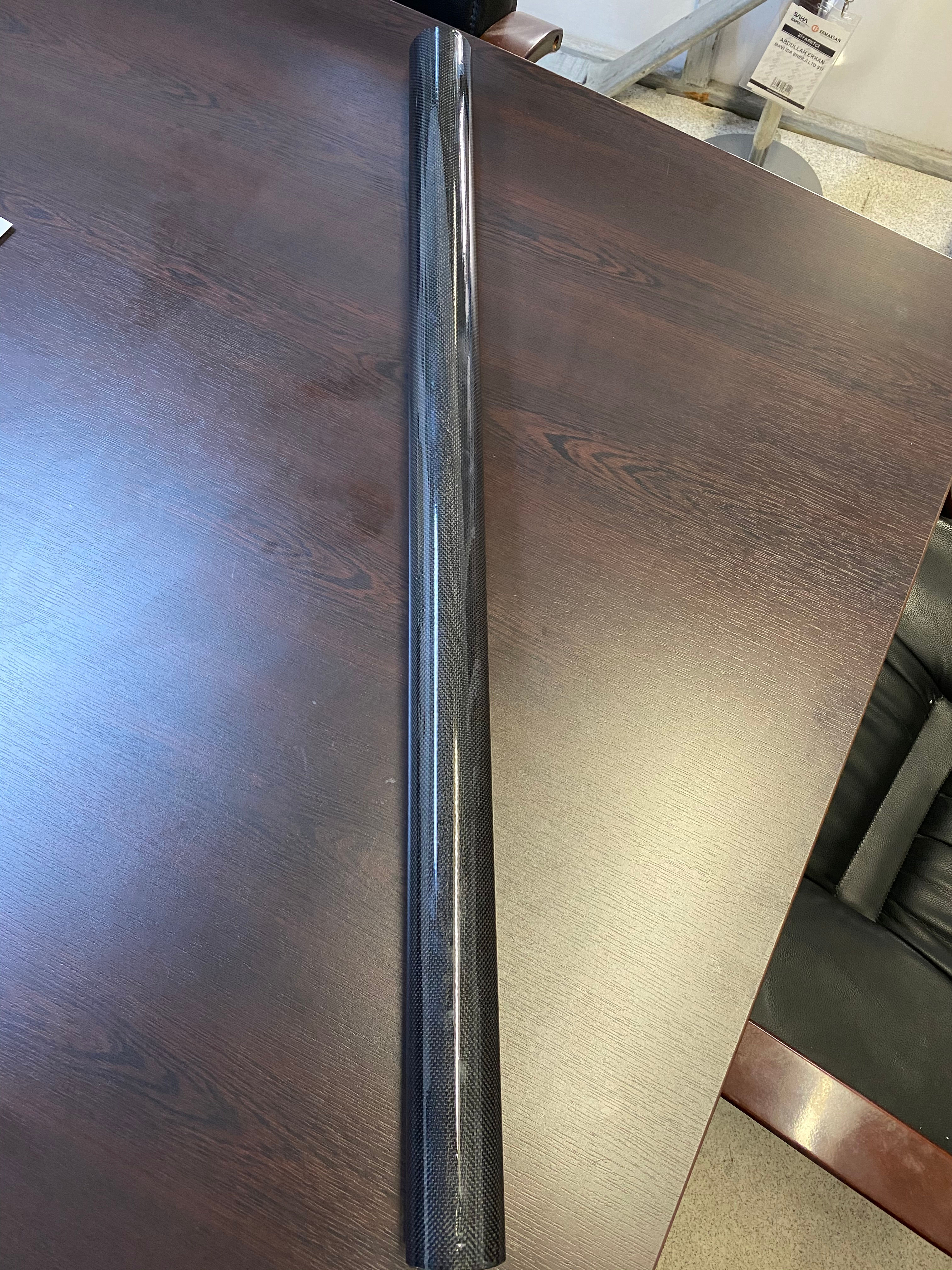 Karbon fiber boru Dış Çap55mm , İç Çap 50mm , Boy 90cm