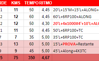 Plano de Treino A - Elite