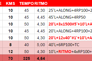 Plano de Treino A - Elite