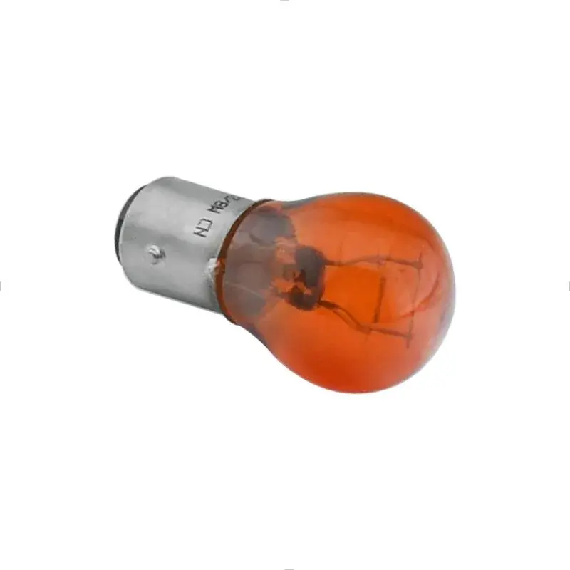 Foco automotriz pata dispareja caja 10 piezas 12V 21/5W ámbar BAY15d 1034 A
