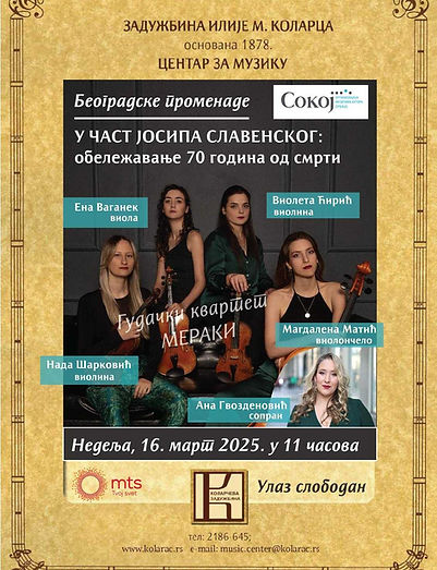 Concert at The Kolarac Endowment