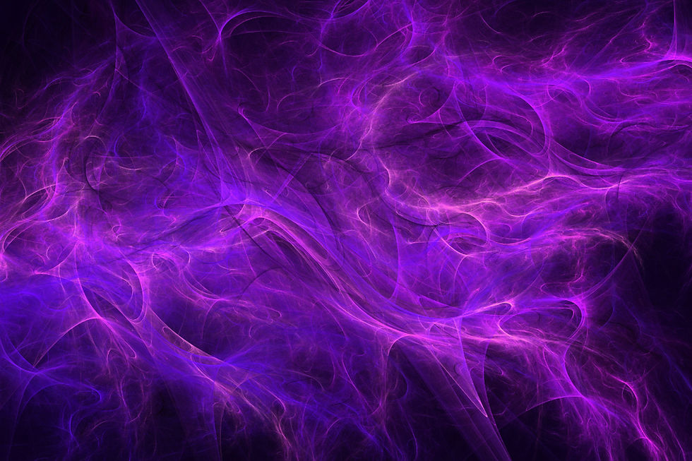 Abstract image with swirling purple and pink wisps on a dark background, creating a sense of motion and energy.