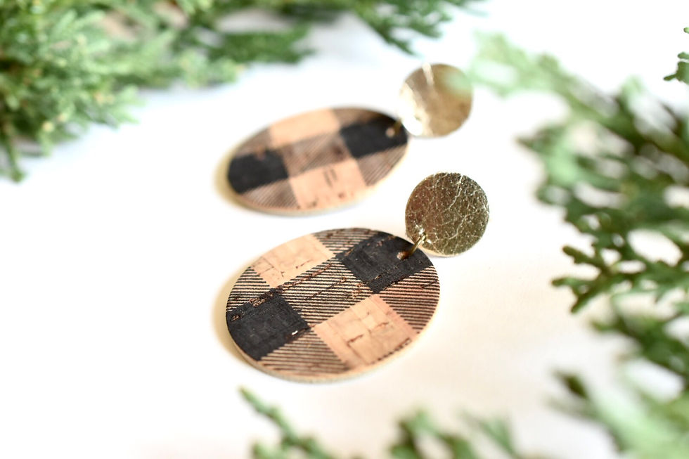 Thumbnail: PLAID EARRINGS