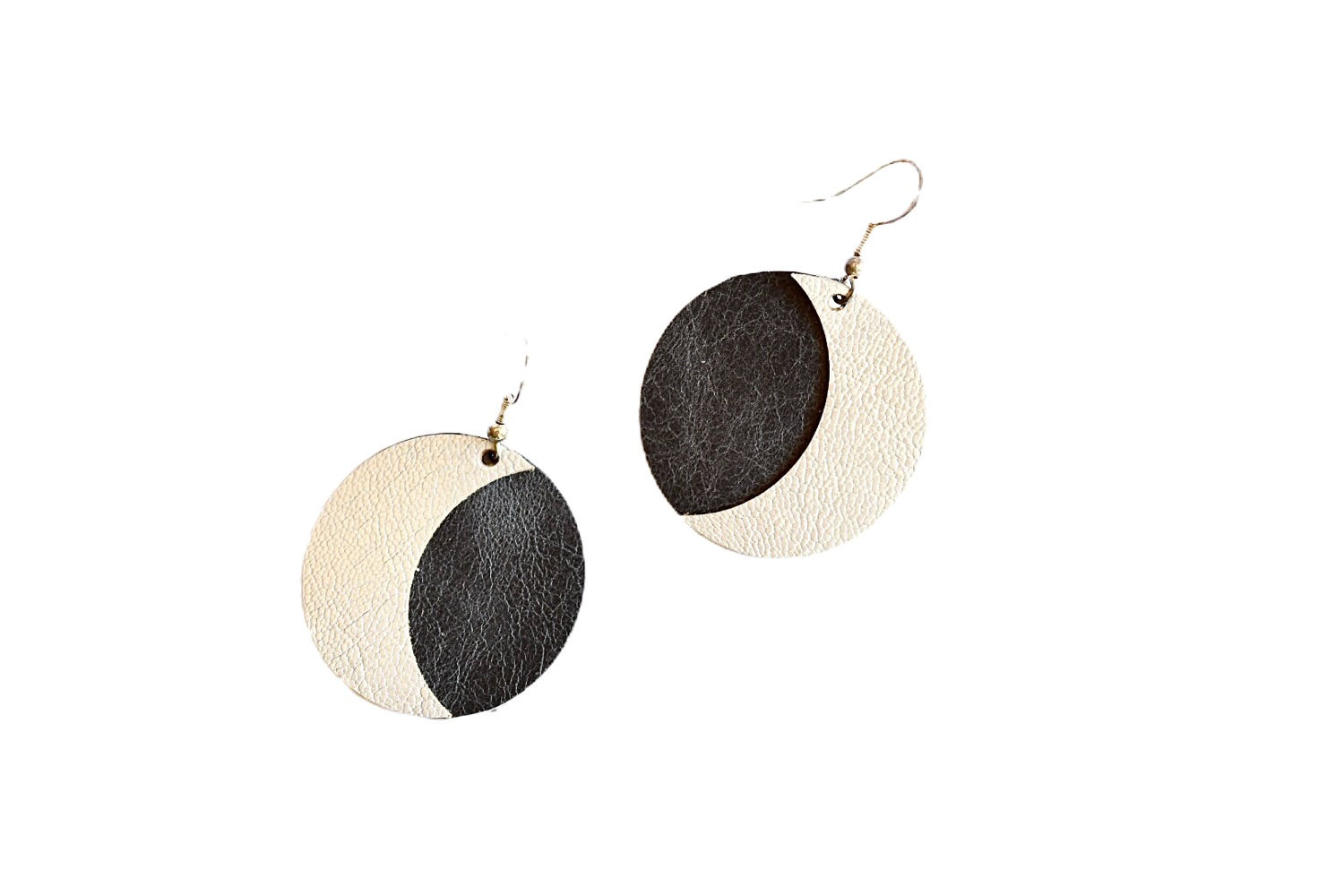 SILVER CRESCENT MOON EARRINGS