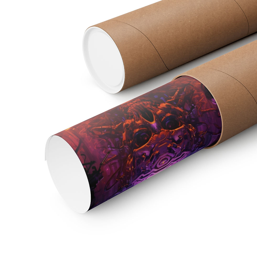 Thumbnail: PURPLE SKULL POSTER