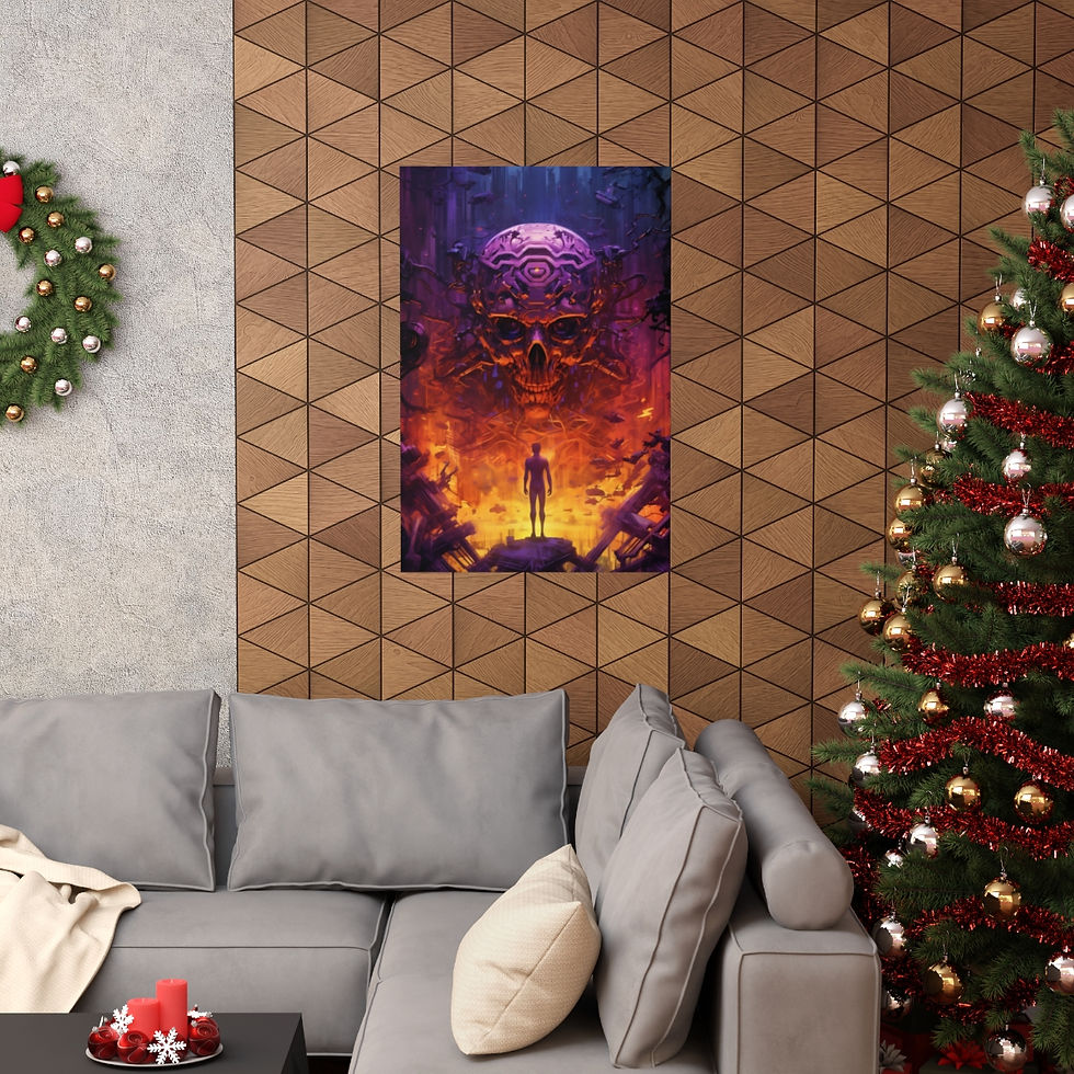 Thumbnail: PURPLE SKULL POSTER