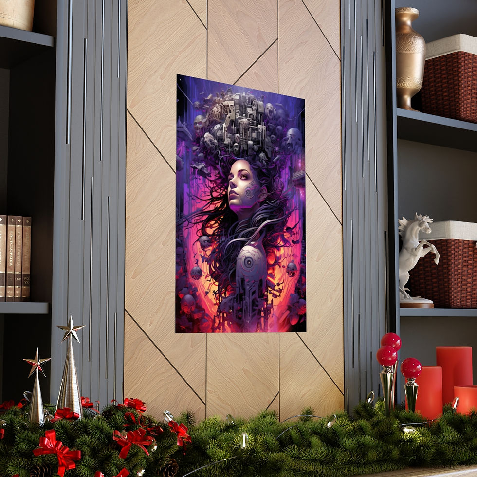 Thumbnail: FUTURE PURPLE WOMAN POSTER