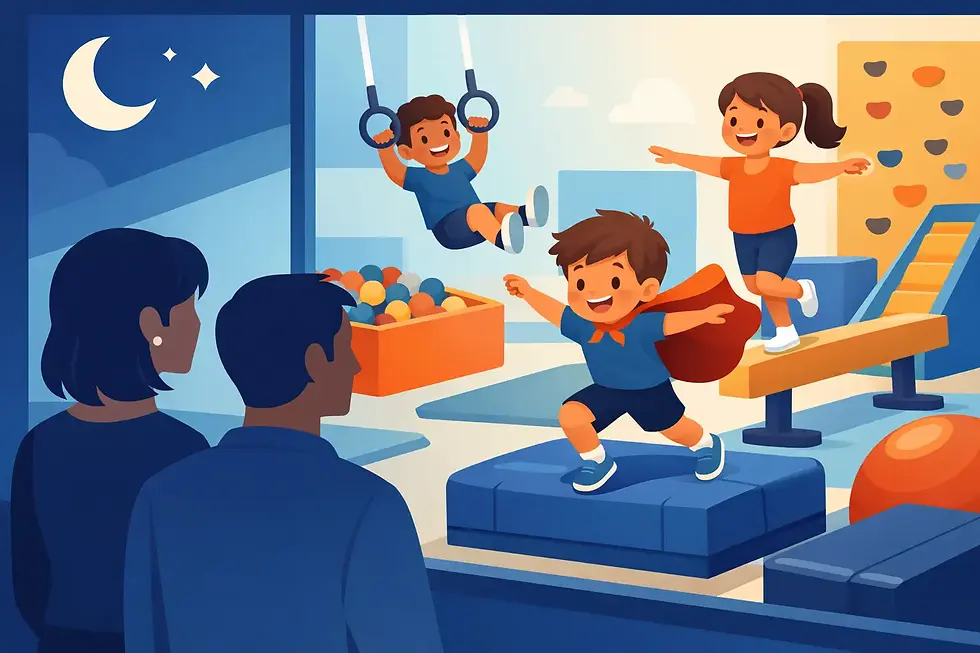 Parent Night Out Kids Gym Fun That Builds Confidence