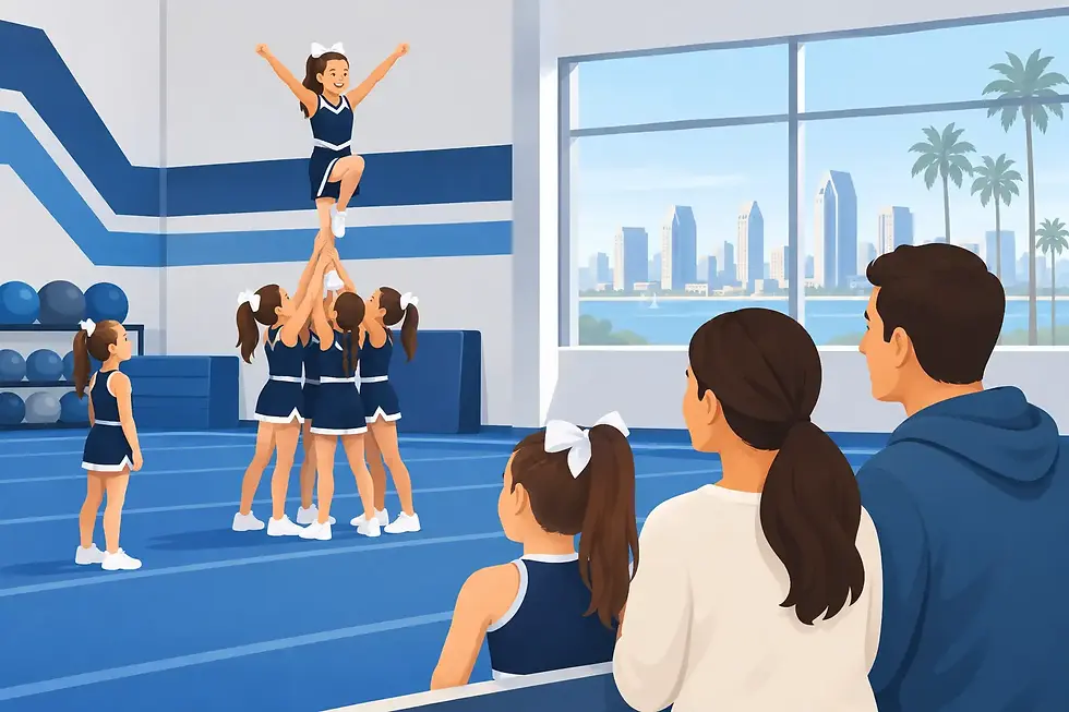 Cheer Gym Trial Review for San Diego Parents