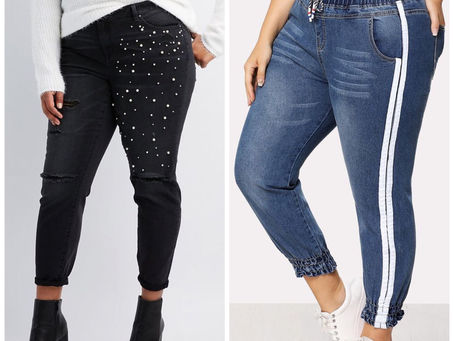 Las perlas y las rayas se toman los jeans esta primavera