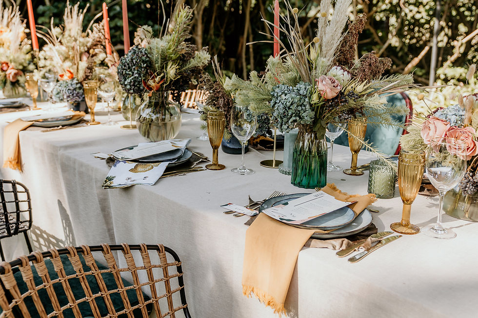 Backyard styled shoot