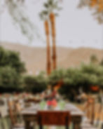 Palm Springs Outdoor Wedding Sunset
