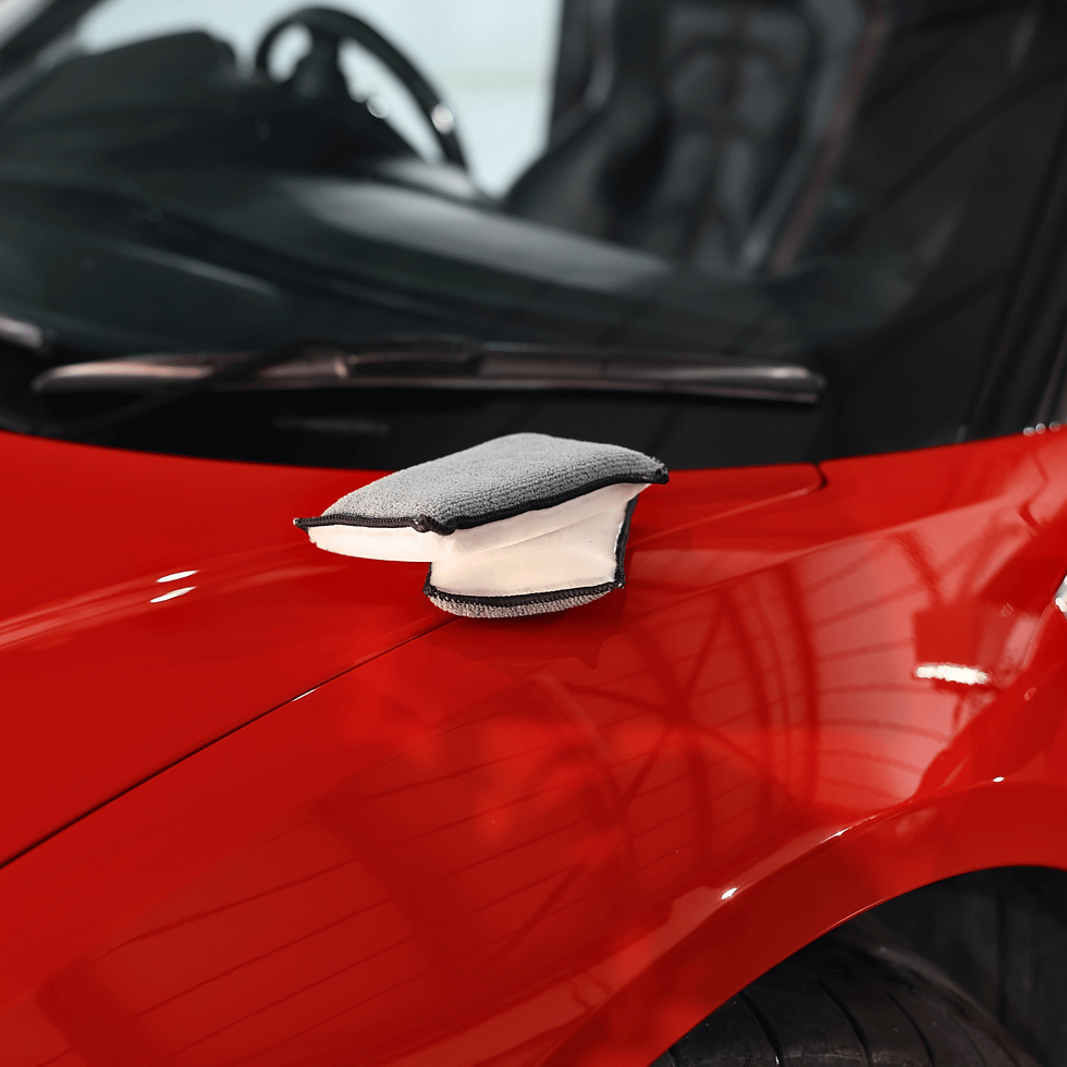 scrubaduba dual sided sponge on car