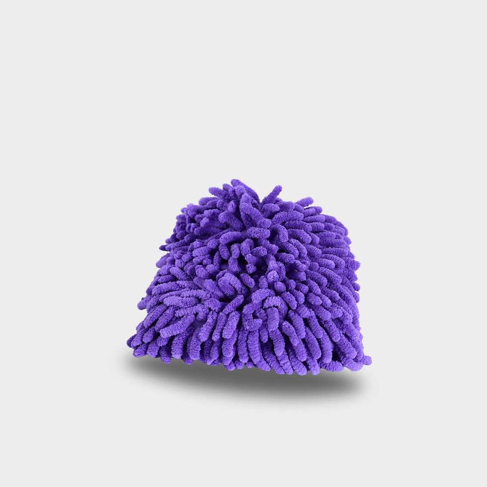 Purple wheel mitt