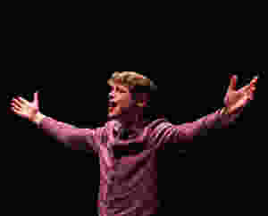 2019 Performing Arts Scholarship Winner Asher Patten during his audition