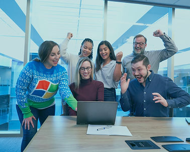 Festive holiday office party in #Windows