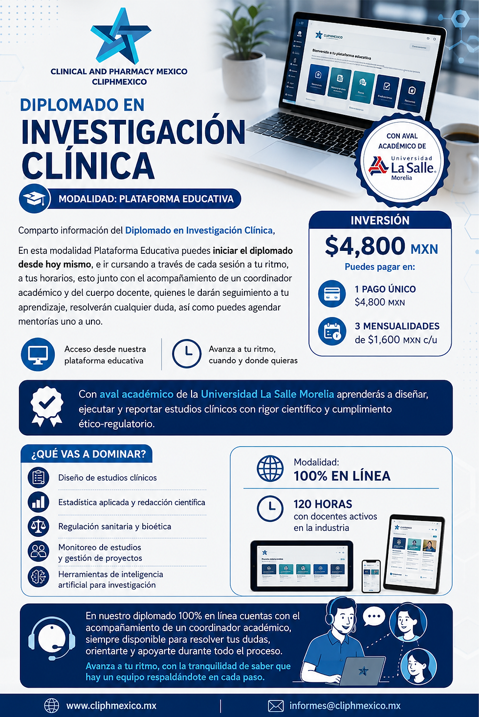 Copia de Especialízate en Investigación Clínica y abre las puertas a nuevas oportunidades profesionales.