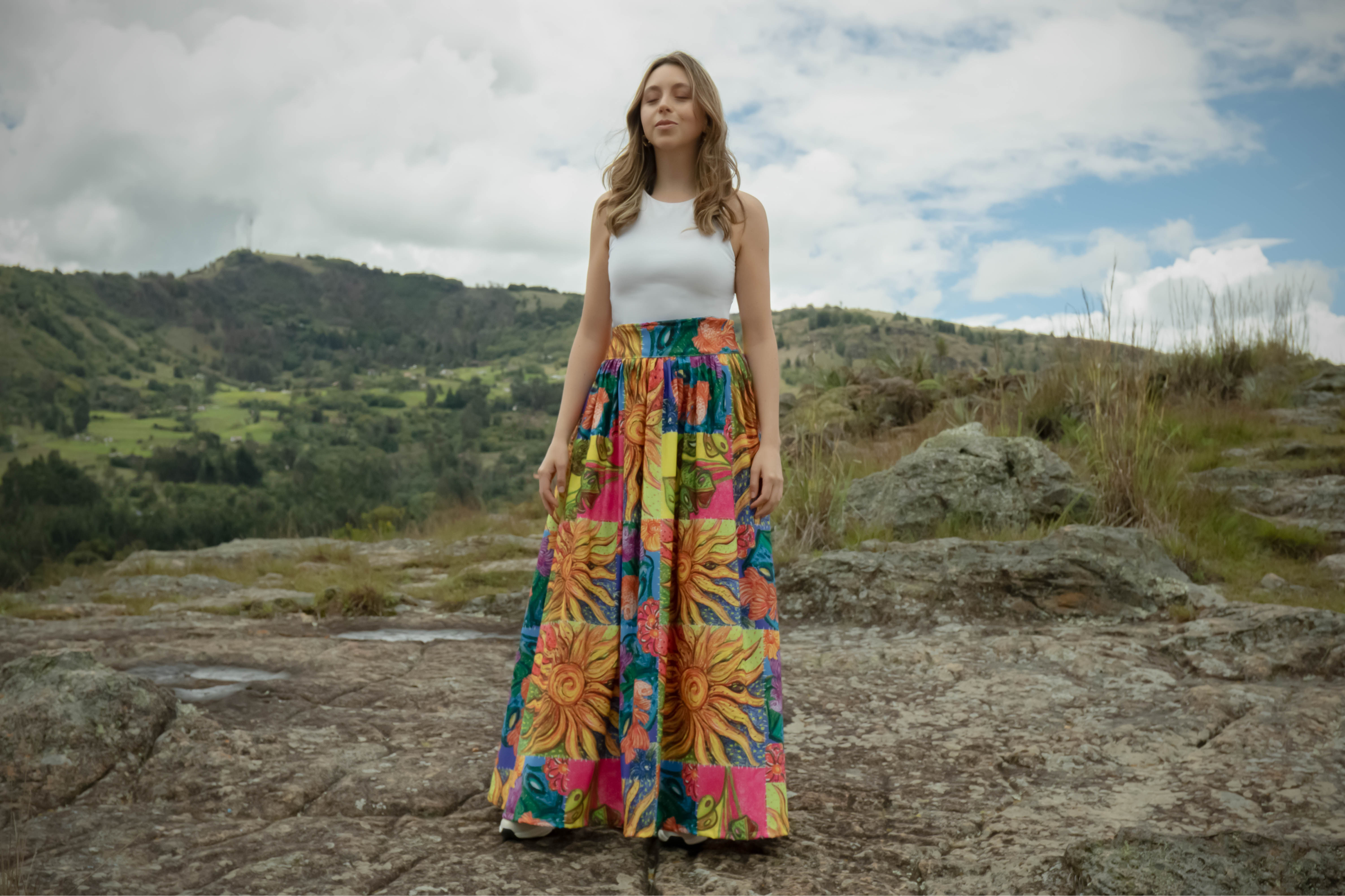 Falda Larga - Patchwork