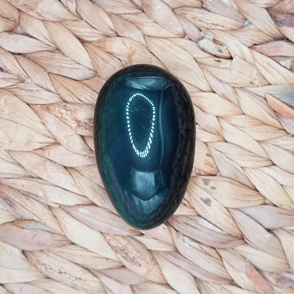 Forme libre Obsidienne Œil céleste