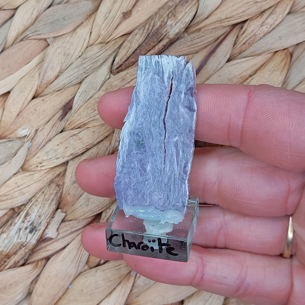 Miniature : Charoïte