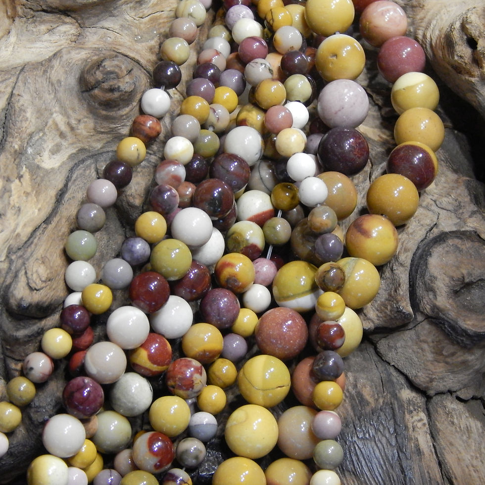 Miniature : Boucles d'oreilles Jaspe Mokaïte