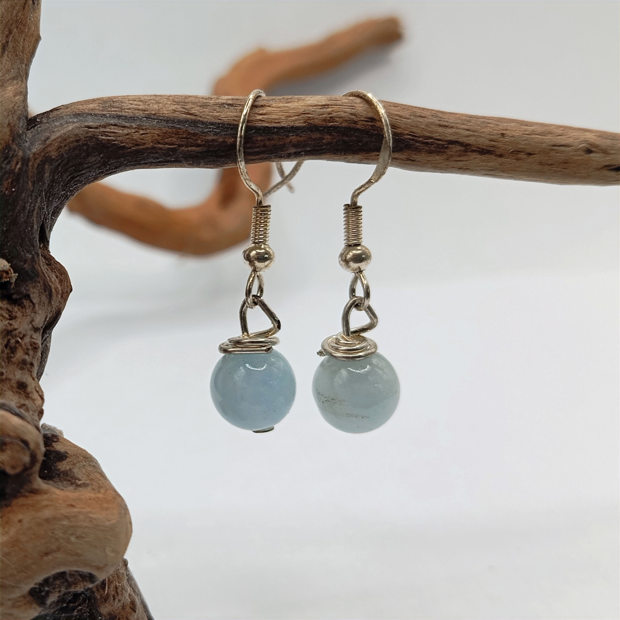 Boucles d'oreilles Aigue marine
