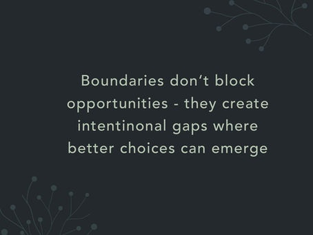 Boundaries Aren’t Walls — They’re Gaps for Growth