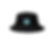 MillYoni M Bucket Hat - Black/Aqua