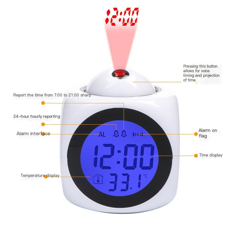 Miniatura: Creative Projection Alarm Clock