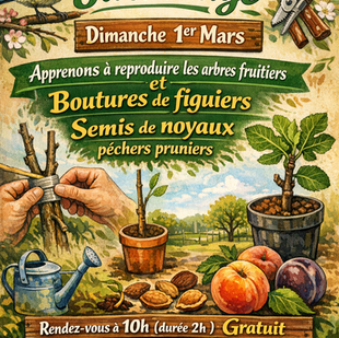 Atelier Jardinage dimanche 1er mars