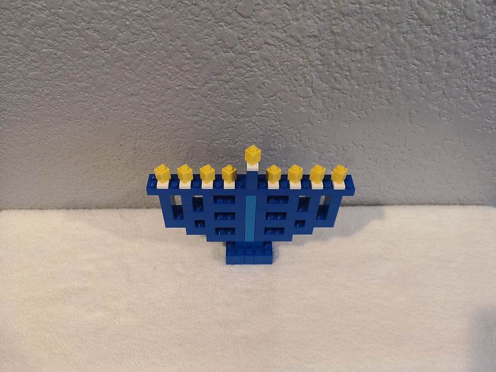 Thumbnail: Custom LEGO Chanukiah - 70 pieces