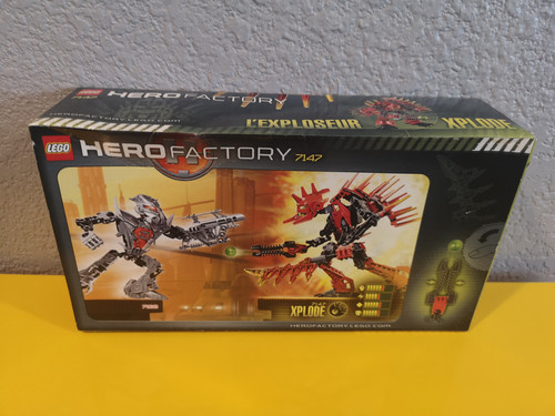 LEGO HERO FACTORY (7147) XPLODE Action Figure NEW, SEALED