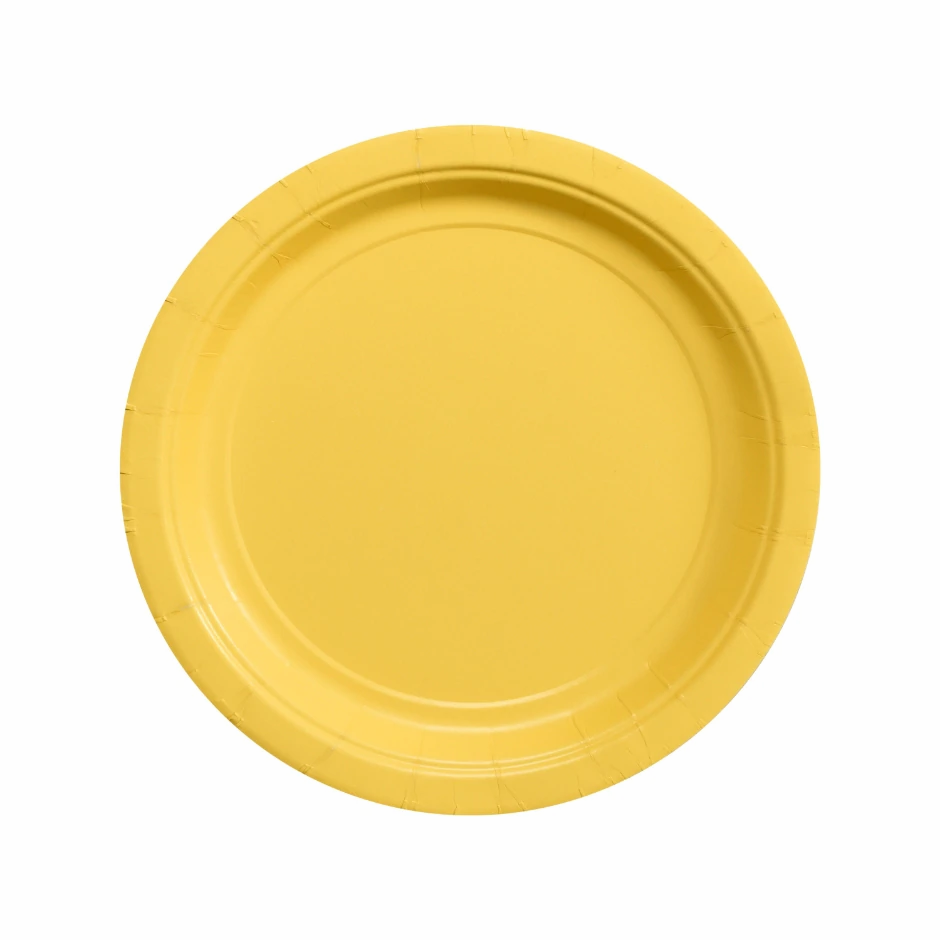 Thumbnail: 24-Count Disposable 7" Round Paper Dessert Plates
