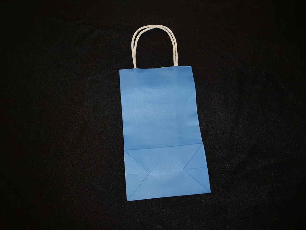 Thumbnail: Blue Paper Gift Bag Med. 8x10