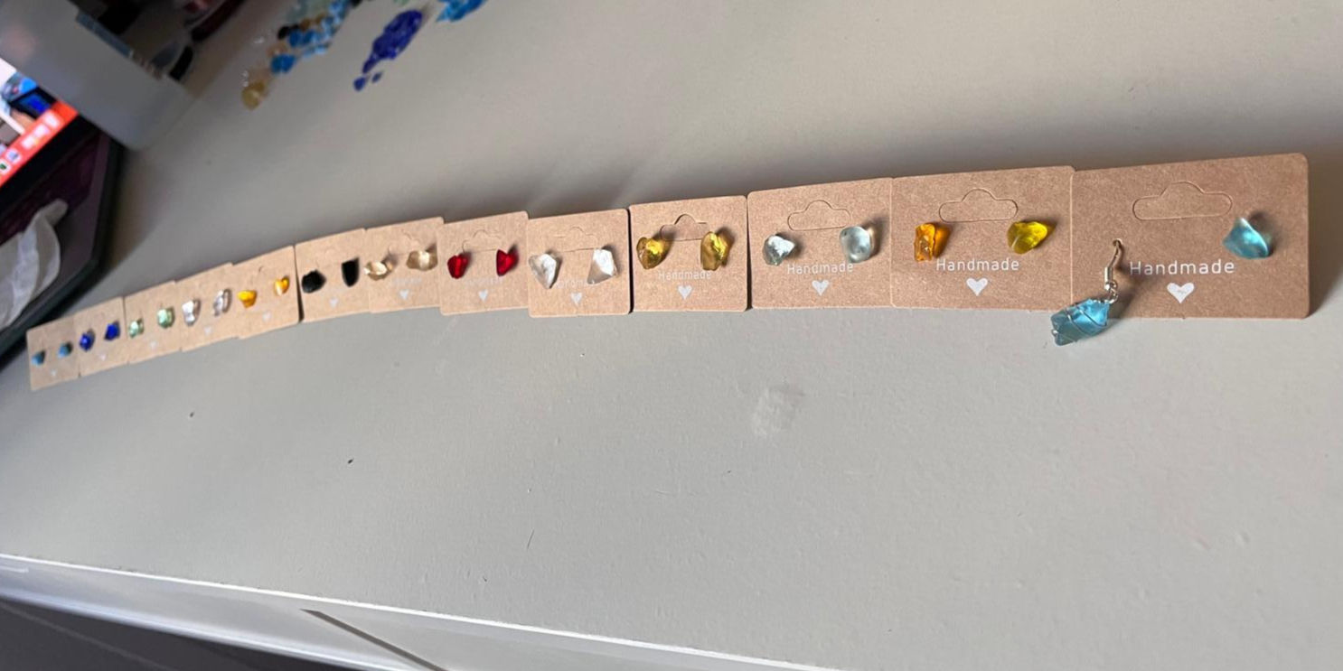 Brincos pequenos - Coleção Origem